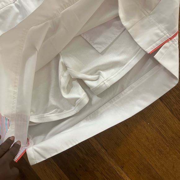 Adidas Clima Cool Orange and White Skort Size 10 - Picture 6 of 10